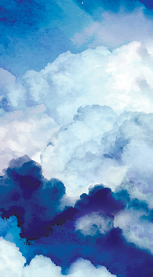 Binnengordijn wolken