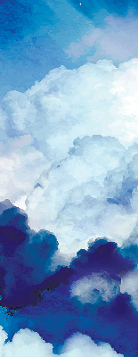 Binnengordijn wolken