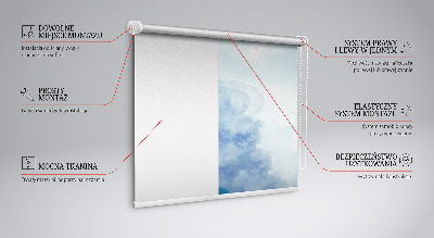 Binnengordijn wolken