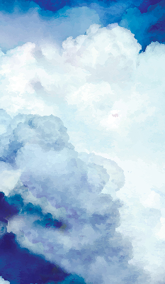 Binnengordijn wolken