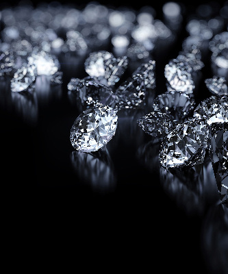 Verduisterend rolgordijn voor raam met diamanten en schittering