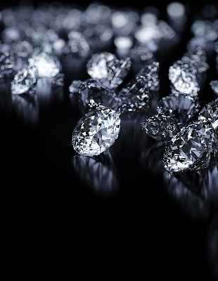 Verduisterend rolgordijn voor raam met diamanten en schittering