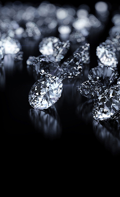 Verduisterend rolgordijn voor raam met diamanten en schittering