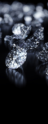 Verduisterend rolgordijn voor raam met diamanten en schittering