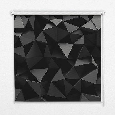 Verduisterend binnengordijn in het zwart in origamistijl