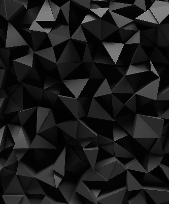 Verduisterend binnengordijn in het zwart in origamistijl