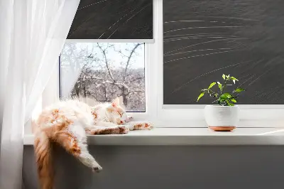 Binnenshuis verduisterend rolgordijn kattenogen