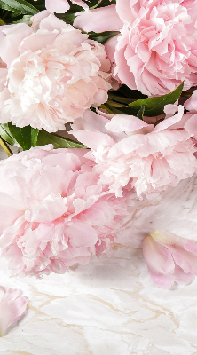 Verduisterend rolgordijn voor balkondeur bloemen