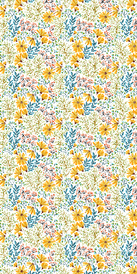 Verduisterend stoffen rolgordijn bloemen
