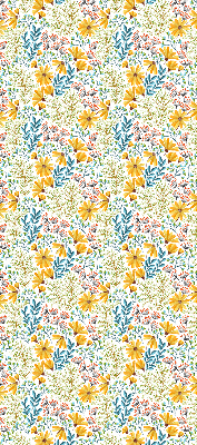 Verduisterend stoffen rolgordijn bloemen