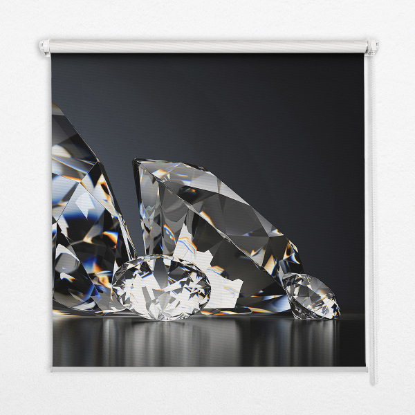 Verduisterend binnengordijn met diamantenmotief