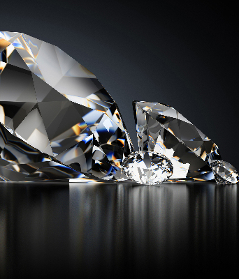 Verduisterend binnengordijn met diamantenmotief
