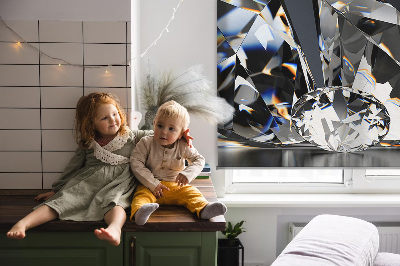 Verduisterend binnengordijn met diamantenmotief