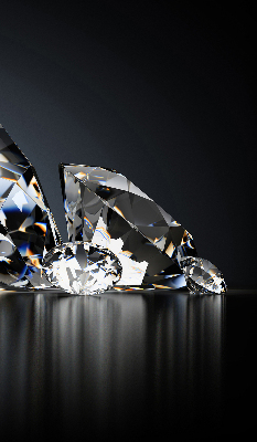 Verduisterend binnengordijn met diamantenmotief