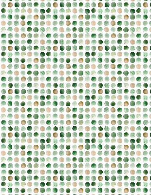 Verduisterend raamrolgordijn voor binnen in groene cirkels