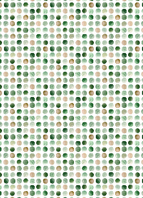 Verduisterend raamrolgordijn voor binnen in groene cirkels