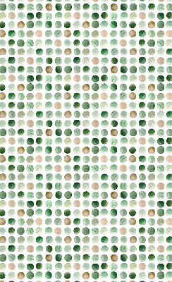 Verduisterend raamrolgordijn voor binnen in groene cirkels