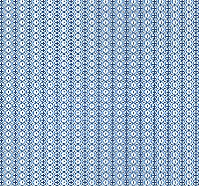 Binnenshuis verduisterend rolgordijn in blauwe vormen