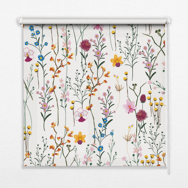 Verduisterend binnengordijn met kleurrijke bloemen