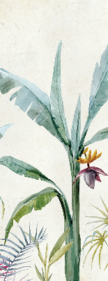 Verduisterend raamrolgordijn voor binnen in exotische natuurprint