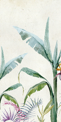 Verduisterend raamrolgordijn voor binnen in exotische natuurprint