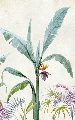Verduisterend raamrolgordijn voor binnen in exotische natuurprint