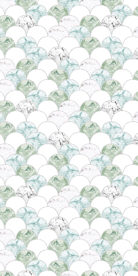 Verduisterend rolgordijn voor raam halve cirkel