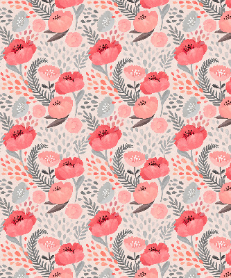 Binnenshuis verduisterend rolgordijn papaver