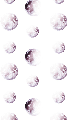 Verduisterend binnengordijn in grijze planetenprint