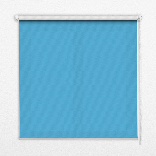 Verduisterend stoffen rolgordijn blauw