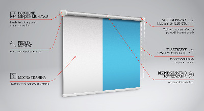 Verduisterend stoffen rolgordijn blauw
