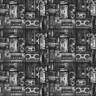 Verduisterend binnengordijn voor radioluidsprekers