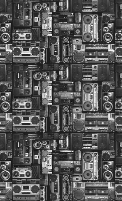 Verduisterend binnengordijn voor radioluidsprekers