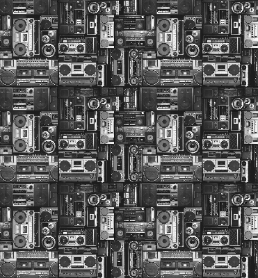 Verduisterend binnengordijn voor radioluidsprekers