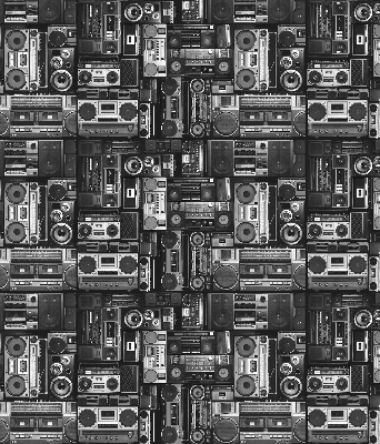 Verduisterend binnengordijn voor radioluidsprekers