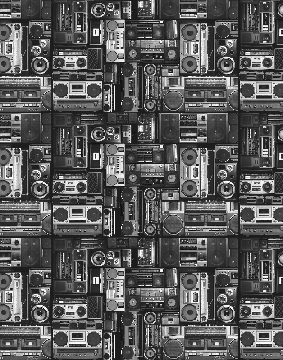 Verduisterend binnengordijn voor radioluidsprekers