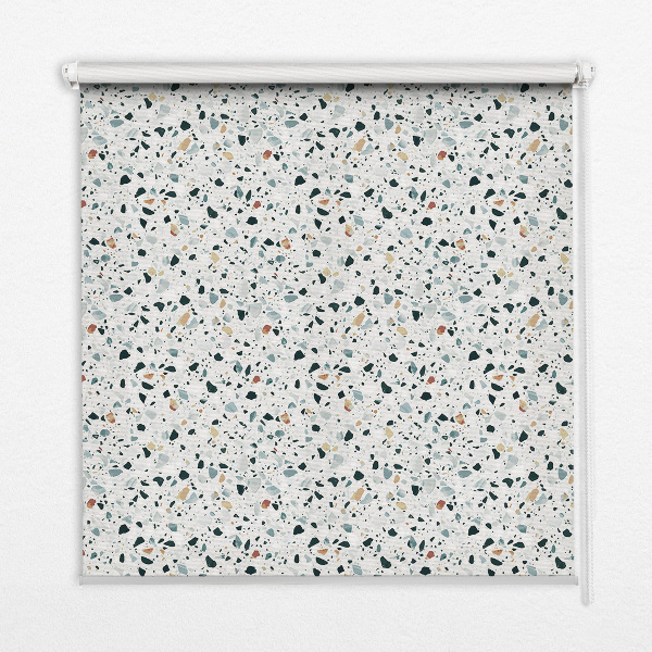 Binnenshuis verduisterend rolgordijn vlekken