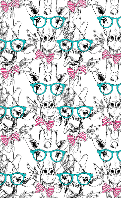 Verduisterend binnengordijn met giraffeprint en bril