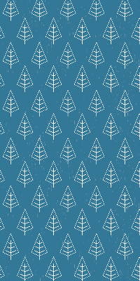 Verduisterend binnengordijn met bomen in de regen