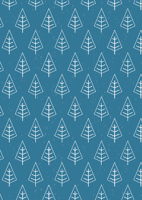 Verduisterend binnengordijn met bomen in de regen