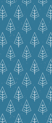 Verduisterend binnengordijn met bomen in de regen
