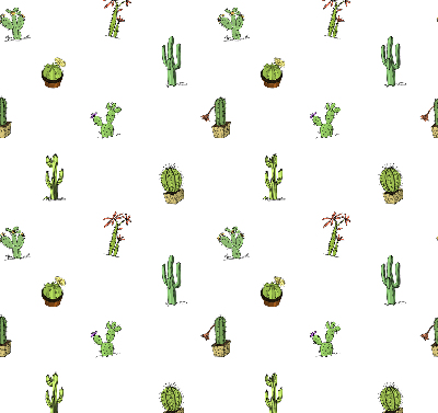 Verduisterend stoffen rolgordijn met cactussen