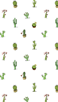 Verduisterend stoffen rolgordijn met cactussen