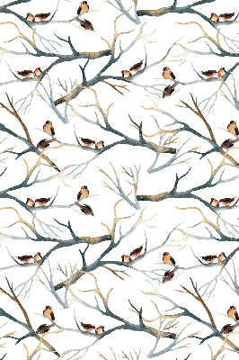 Verduisterend raamrolgordijn voor binnen met vogels in een boom