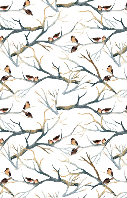 Verduisterend raamrolgordijn voor binnen met vogels in een boom
