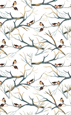Verduisterend raamrolgordijn voor binnen met vogels in een boom