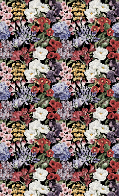Verduisterend stoffen rolgordijn met kleurrijke bloemen
