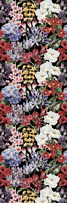 Verduisterend stoffen rolgordijn met kleurrijke bloemen
