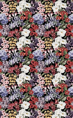 Verduisterend stoffen rolgordijn met kleurrijke bloemen