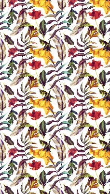 Verduisterend rolgordijn voor balkondeur in kleurrijke bloemenprint